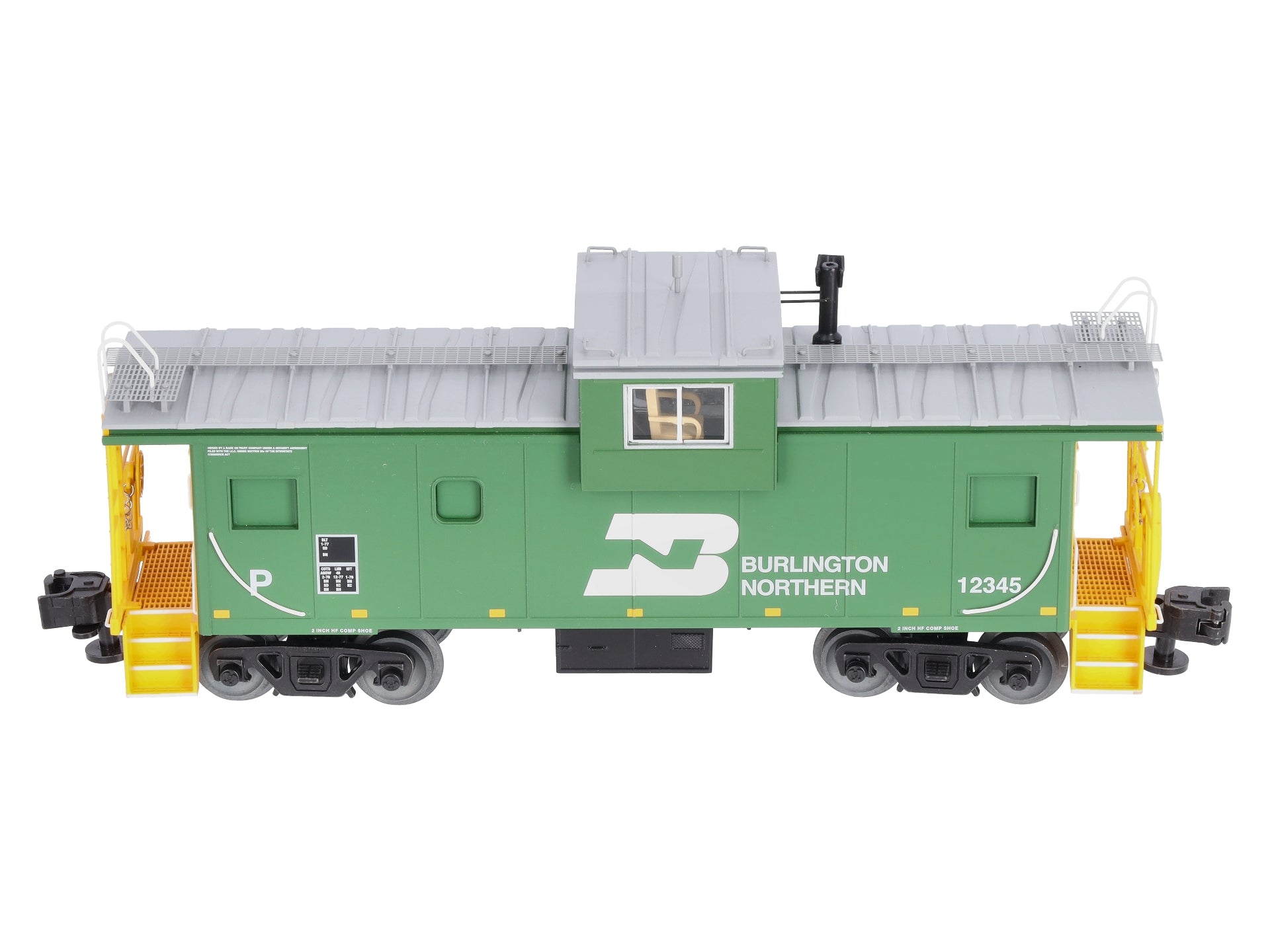 Lionel 6-85072 O Burlington Northern Wide Vision Caboose with Camera #12345