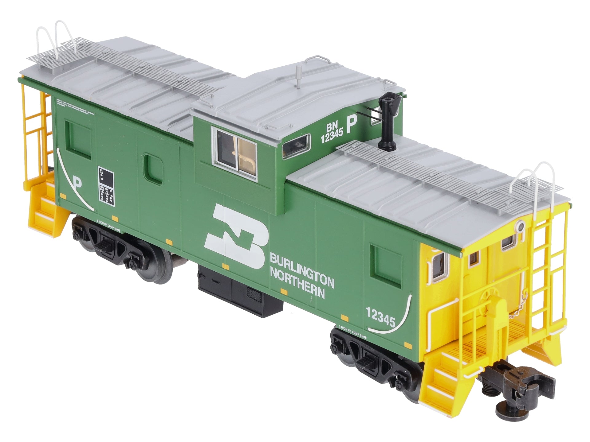 Lionel 6-85072 O Burlington Northern Wide Vision Caboose with Camera #12345