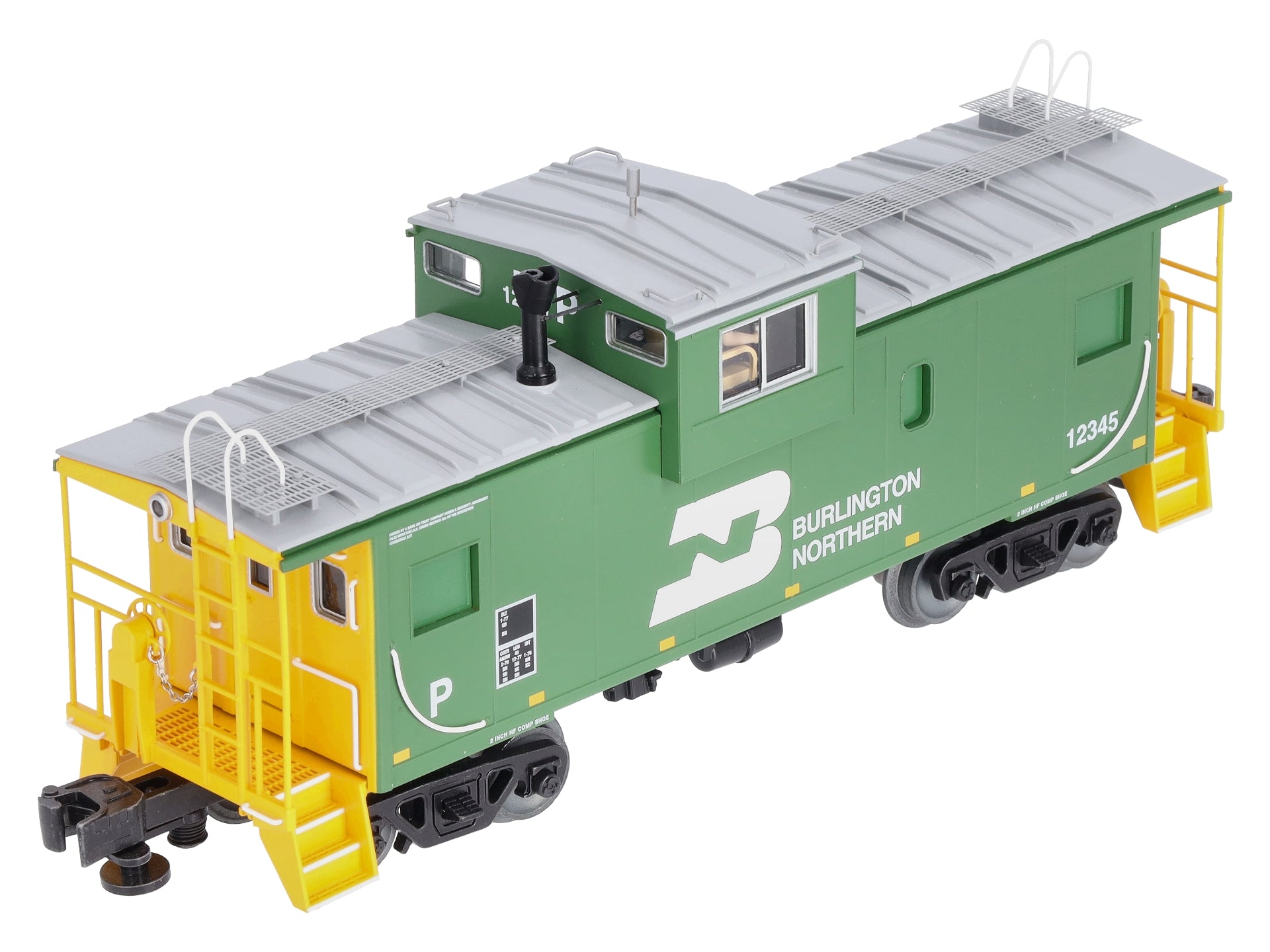 Lionel 6-85072 O Burlington Northern Wide Vision Caboose with Camera #12345