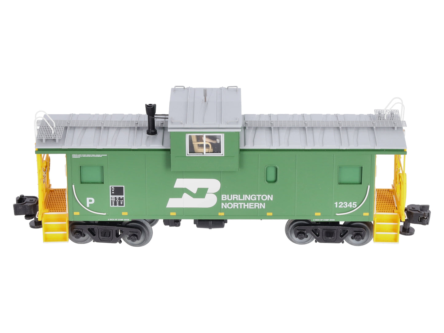 Lionel 6-85072 O Burlington Northern Wide Vision Caboose with Camera #12345