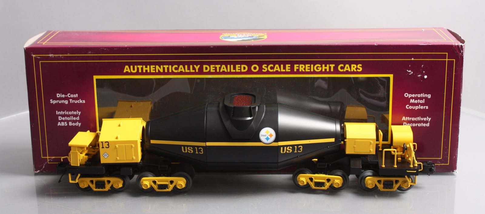MTH 20-95210 O United States Hot Metal Car with Flickering Molten Load