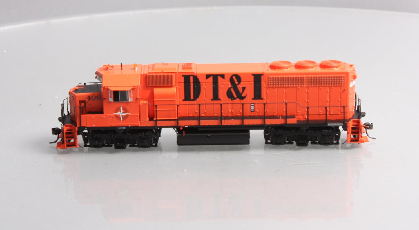 Athearn G64682 HO DT&I GP40-2 Diesel Locomotive #406 w/DCC & Sound LN/Box