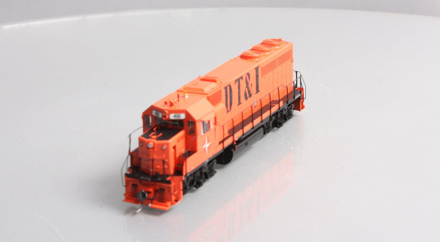 Athearn G64682 HO DT&I GP40-2 Diesel Locomotive #406 w/DCC & Sound LN/Box