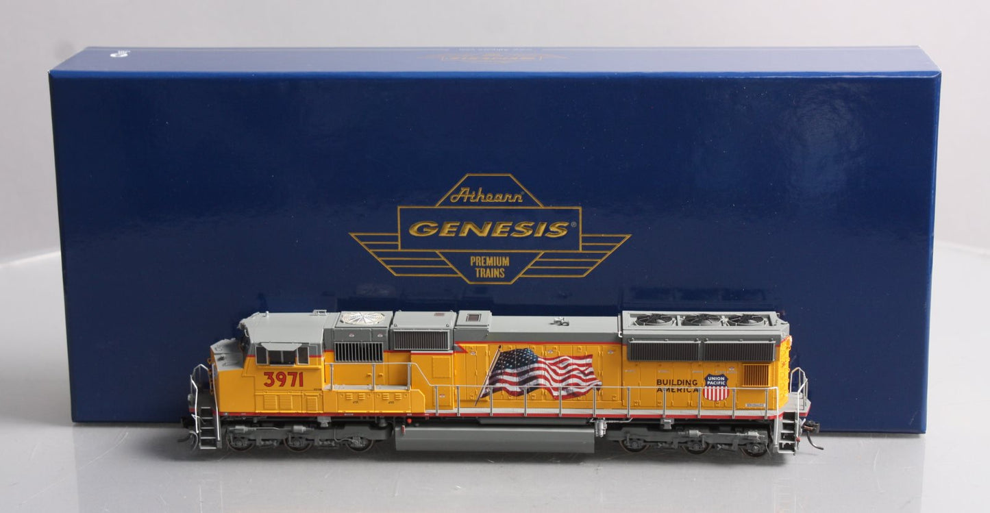 Athearn G69563 HO Union Pacific SD70M Diesel Locomotive with DCC & Sound #3971