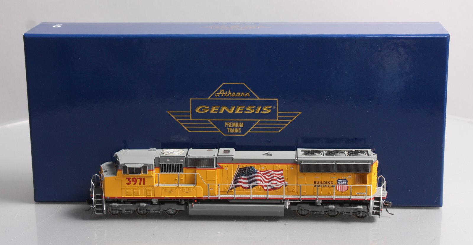 Athearn G69563 HO Union Pacific SD70M Diesel Locomotive with DCC & Sound #3971