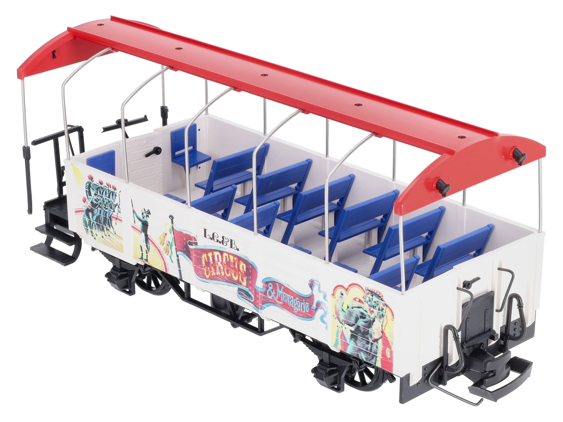 LGB 3125 G Scale Open Air Circus Passenger Car EX/Box