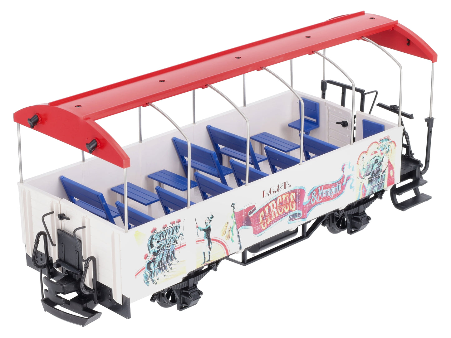 LGB 3125 G Scale Open Air Circus Passenger Car EX/Box