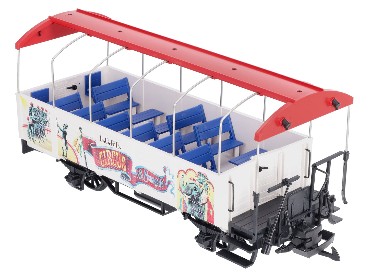 LGB 3125 G Scale Open Air Circus Passenger Car EX/Box