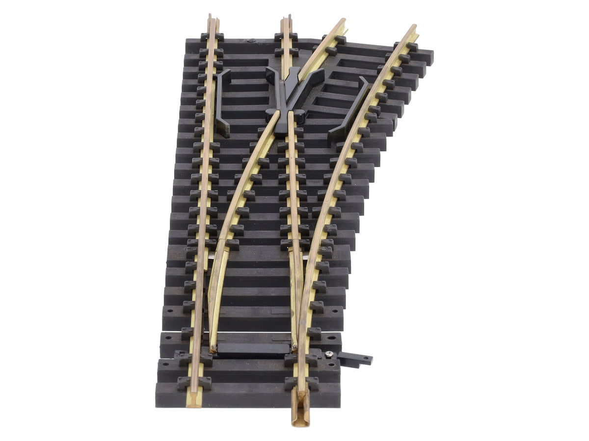 Aristo-Craft 30370 G Brass Wide Radius Right Hand 10' Manual Switch Turnout NIB
