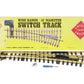 Aristo-Craft 30370 G Brass Wide Radius Right Hand 10' Manual Switch Turnout NIB