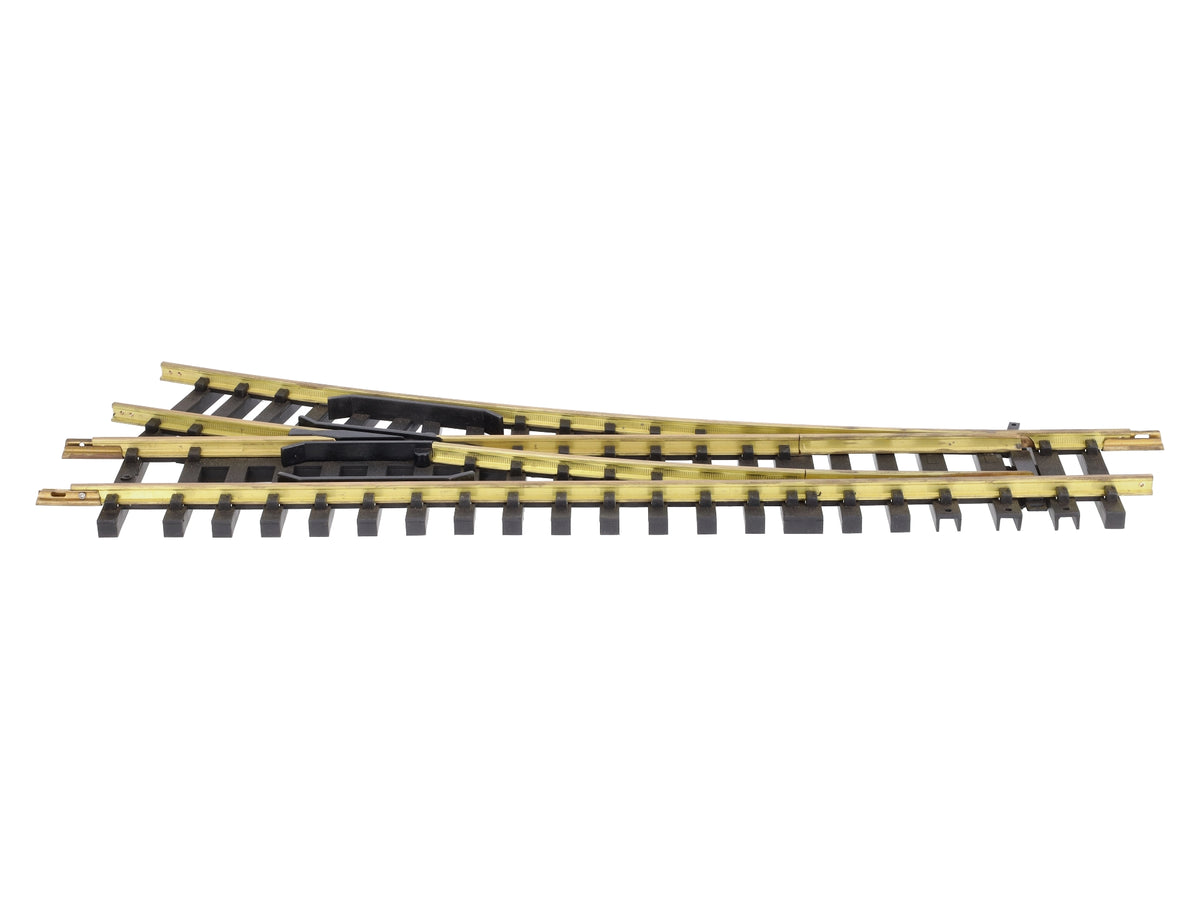 Aristo-Craft 30370 G Brass Wide Radius Right Hand 10' Manual Switch Turnout NIB
