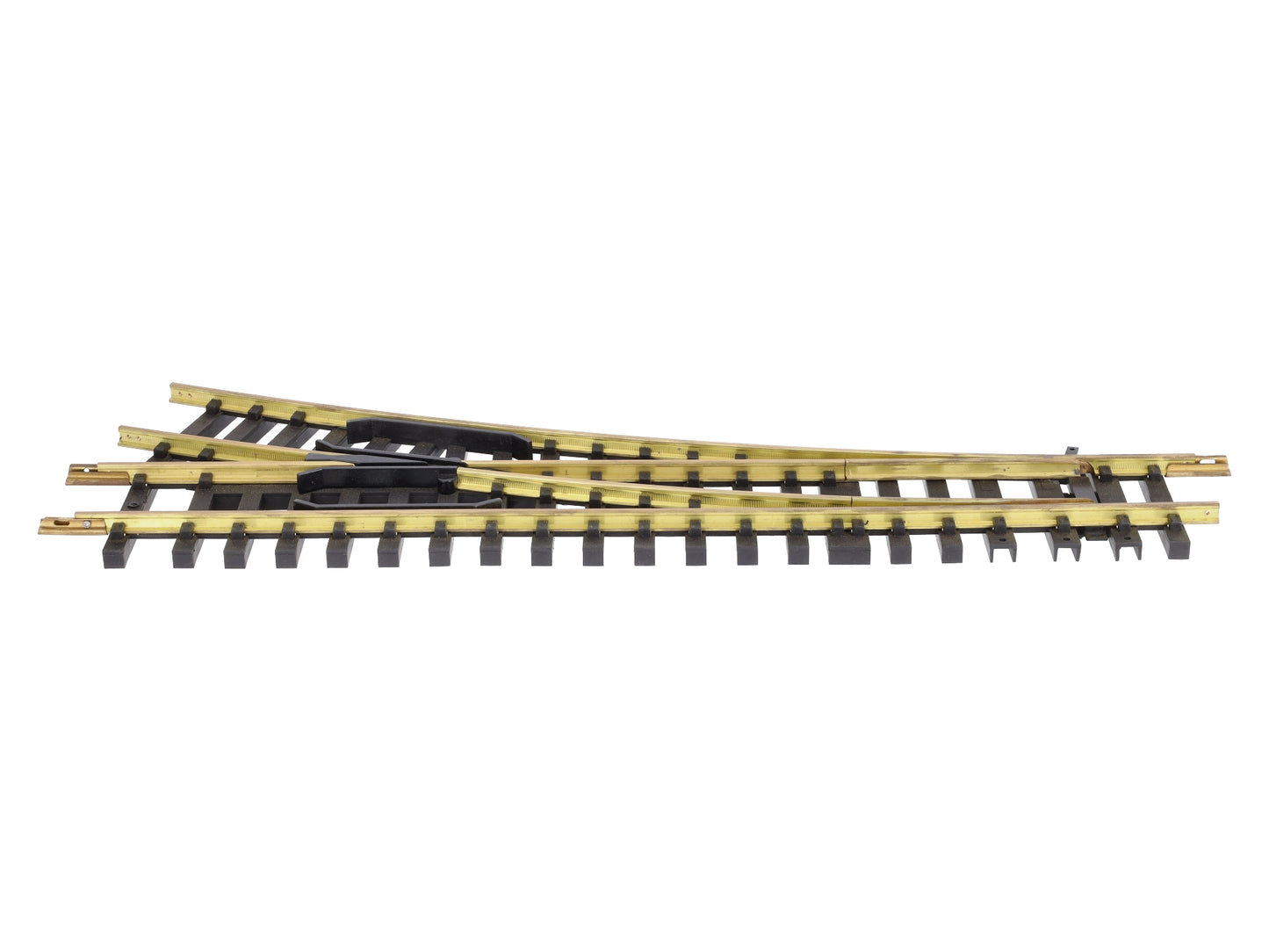 Aristo-Craft 30370 G Brass Wide Radius Right Hand 10' Manual Switch Turnout
