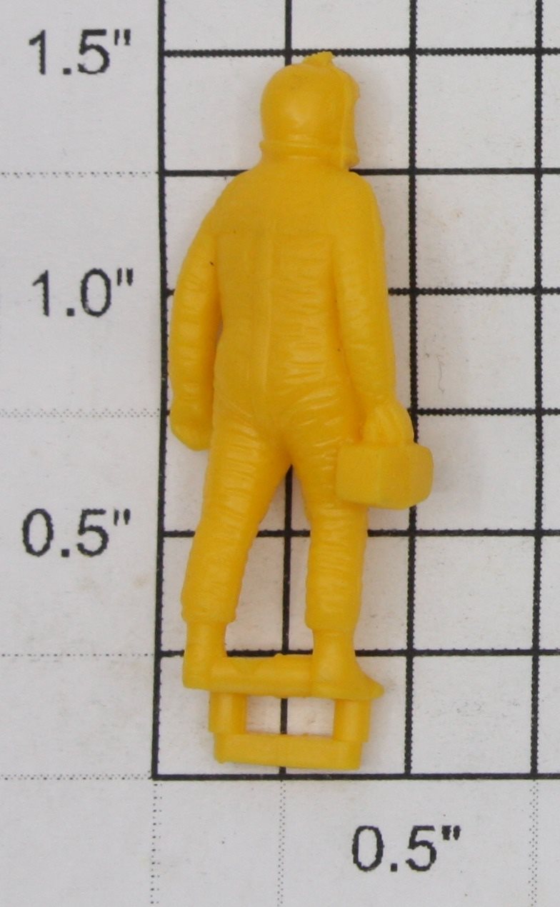 Lionel 6106680055 Yellow Rubber Astronaut Figure