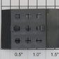 Lionel 3545-12 TV Monitor Car Dark Gray Reflector