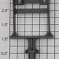 Lionel 3545-5 Gray Reflector Stand