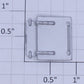 Lionel 6346-3 Silver Hatch Cover