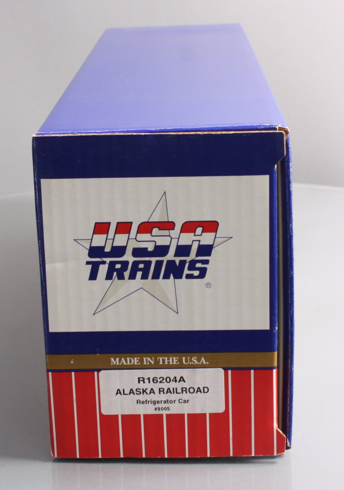 USA Trains R16204A G Alaska Railroad Orange Refrigerator Car #9005