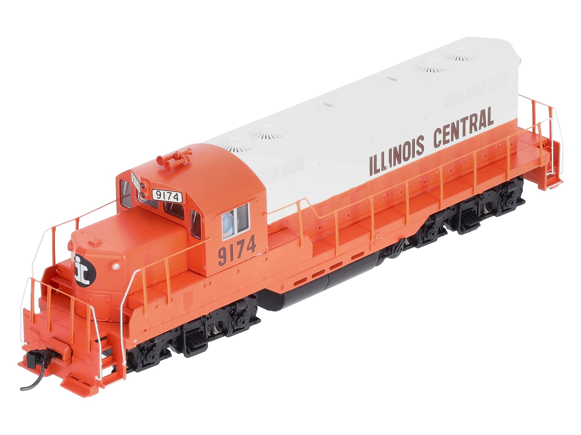 Walthers 910-20425 HO Illinois Central EMD GP9 Diesel Locomotive Sound/DCC #9174