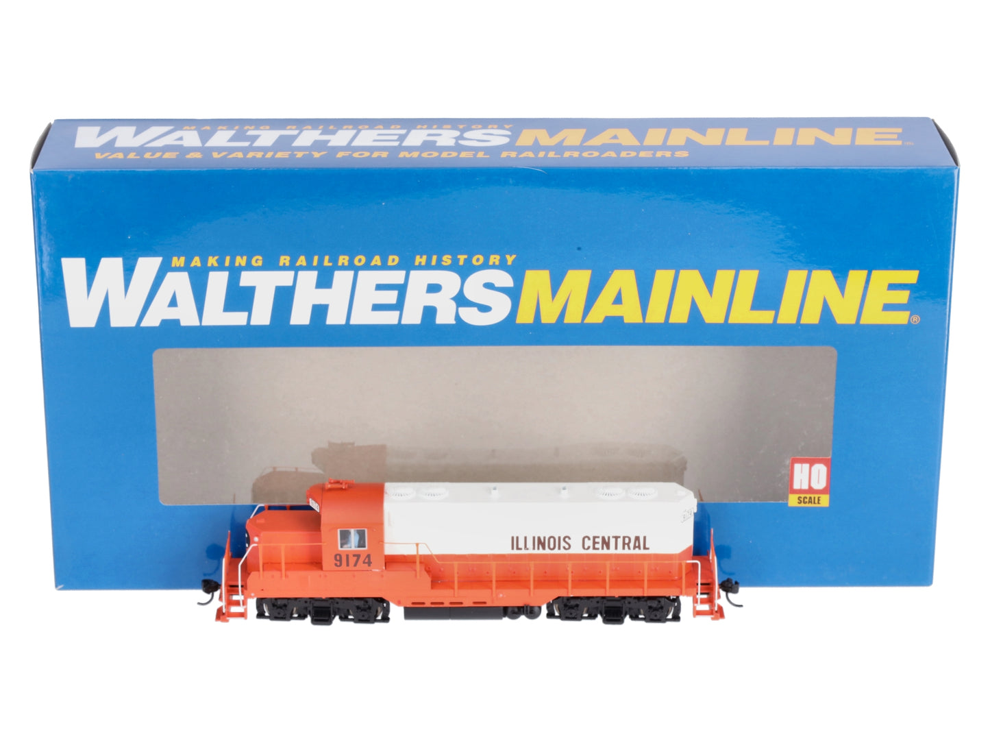 Walthers 910-20425 HO Illinois Central EMD GP9 Diesel Locomotive Sound/DCC #9174