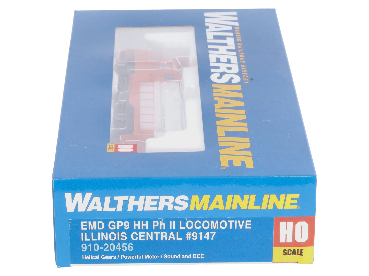 Walthers 910-20456 HO Illinois Central EMD GP9 Phase II Diesel Locomotive #9147