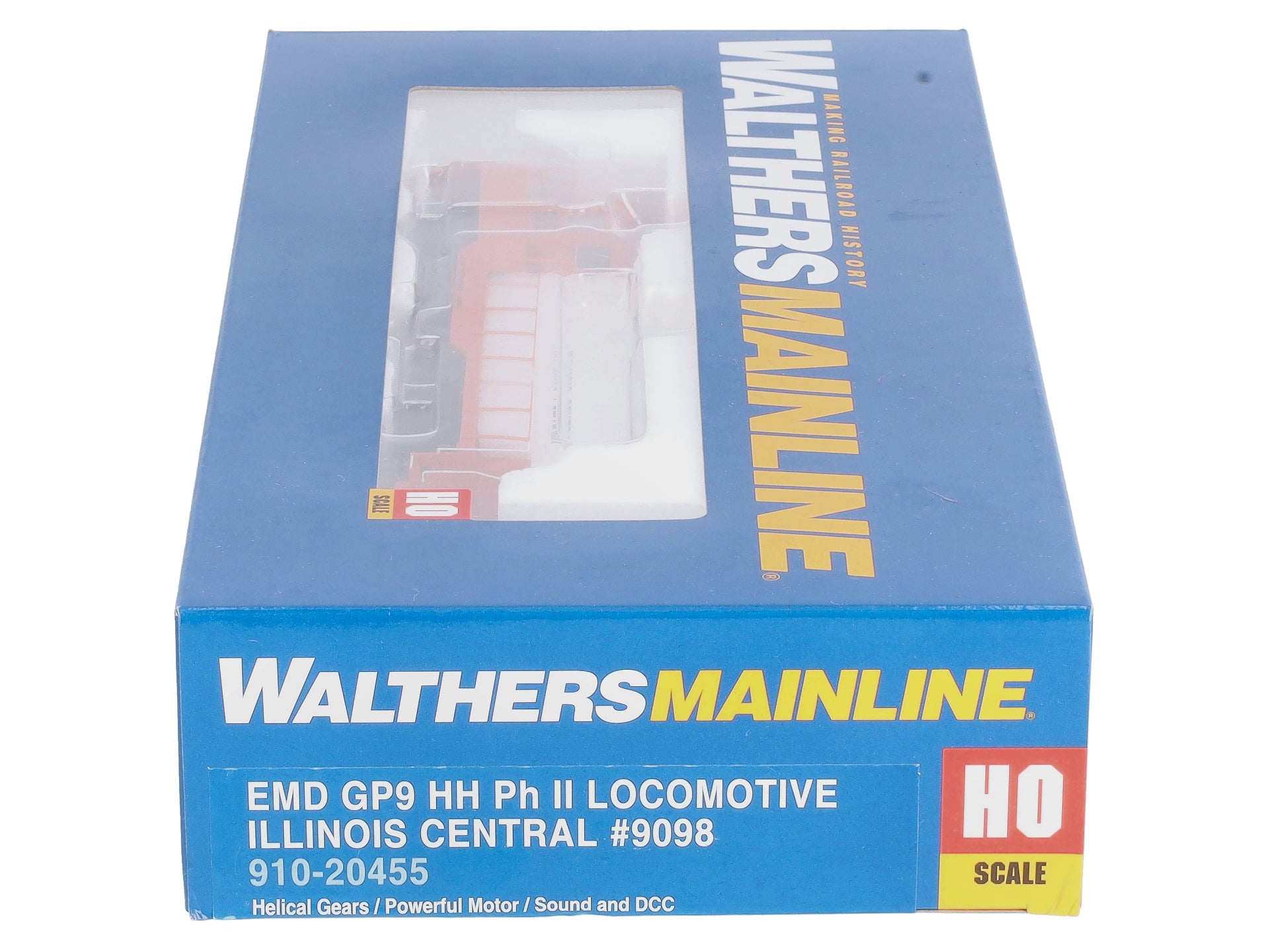 Walthers 910-20455 HO Illinois Central EMD GP9 Phase II Diesel Locomotive #9098
