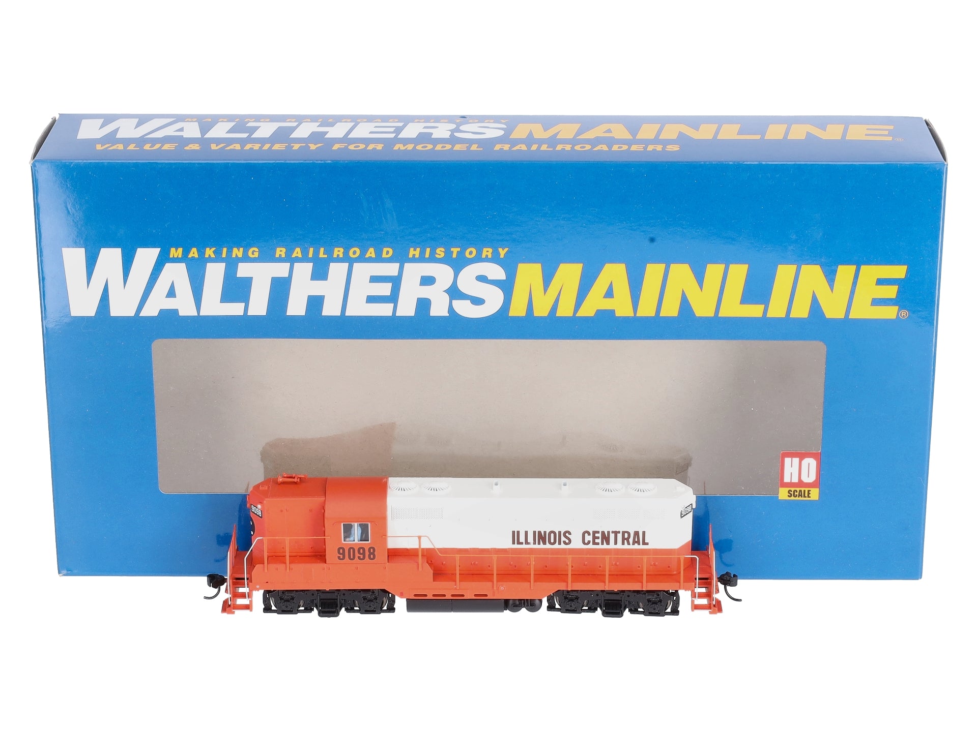 Walthers 910-20455 HO Illinois Central EMD GP9 Phase II Diesel Locomotive #9098