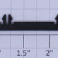 Lionel 9700-15 Black Plastic 4-Prong Door Guide