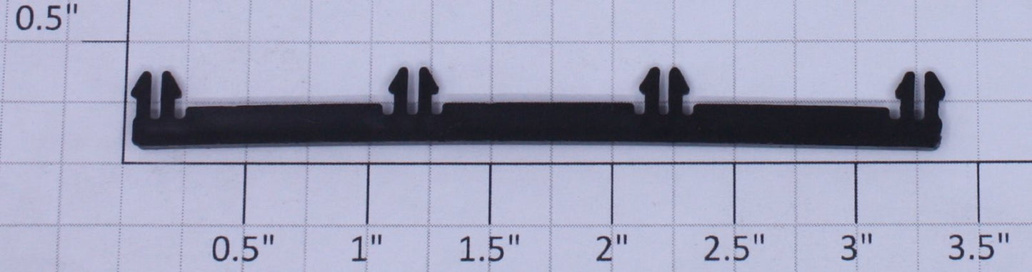 Lionel 9700-15 Black Plastic 4-Prong Door Guide