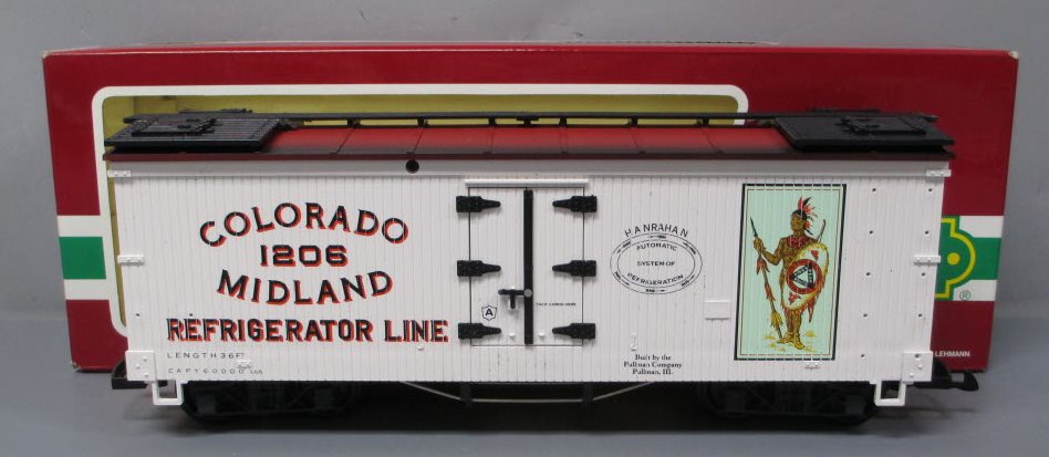 LGB 4072-P01 G Colorado & Midland Reefer Car #1206 LN/Box
