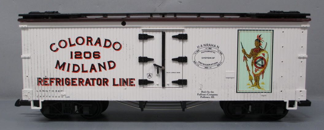 LGB 4072-P01 G Colorado & Midland Reefer Car #1206 LN/Box