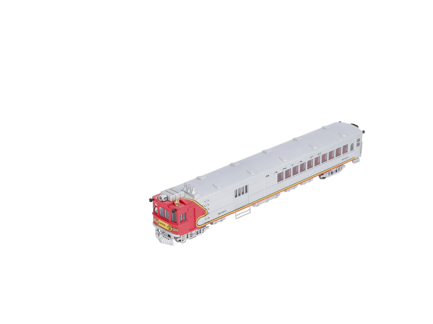 Bachmann 81410 HO Santa Fe War Bonnet EMC Gas Electric Locomotive #M189