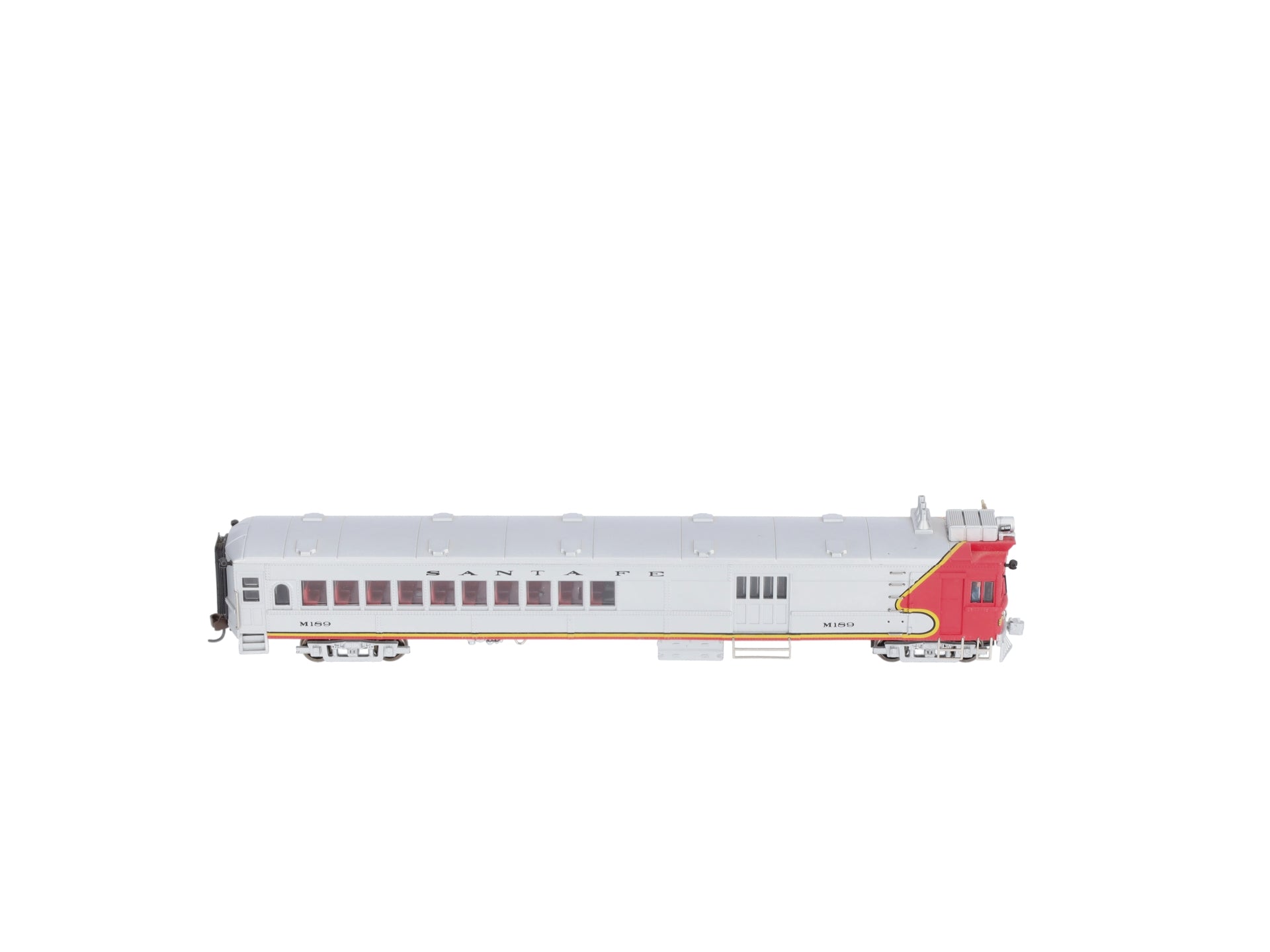 Bachmann 81410 HO Santa Fe War Bonnet EMC Gas Electric Locomotive #M189