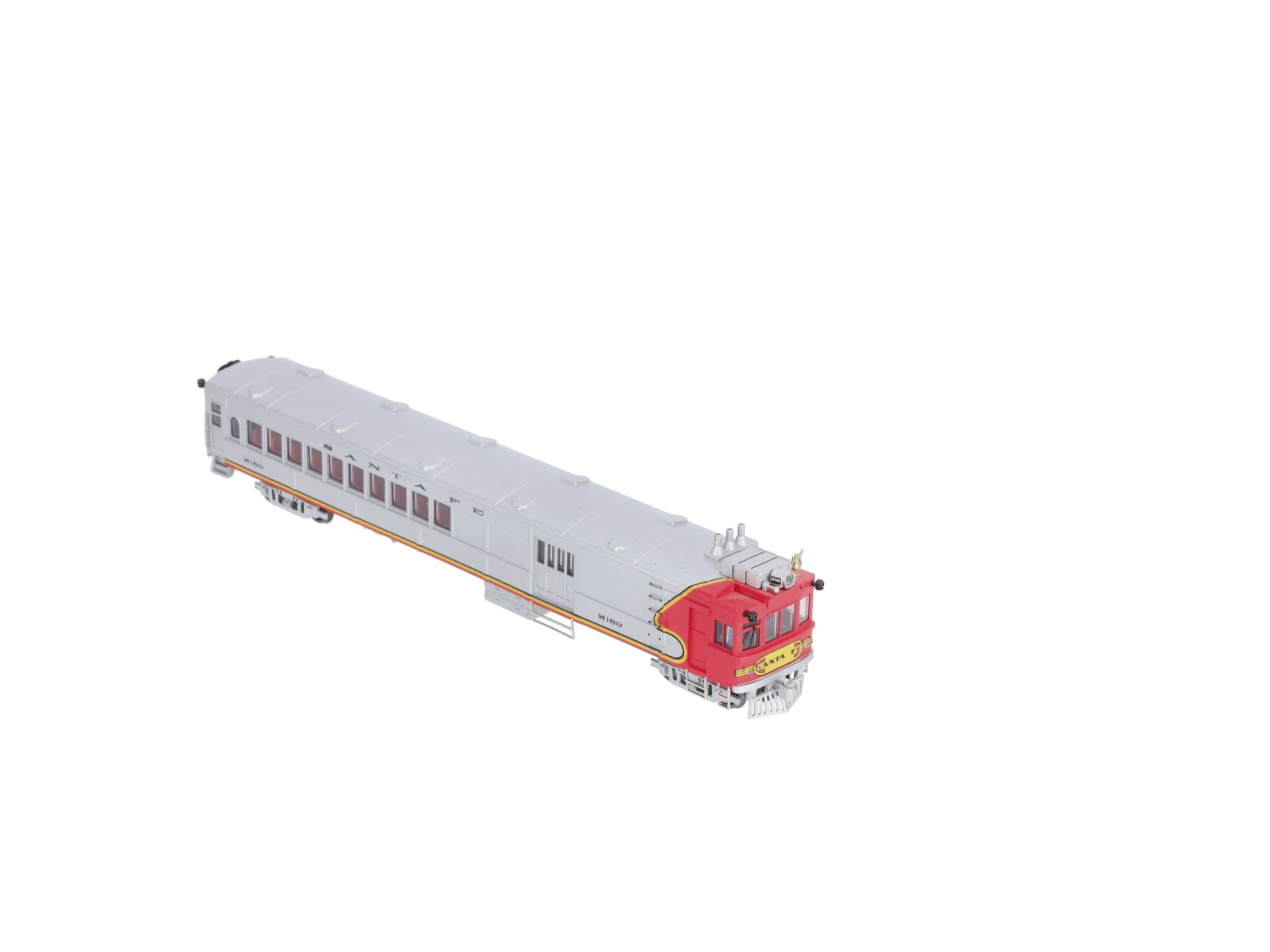 Bachmann 81410 HO Santa Fe War Bonnet EMC Gas Electric Locomotive #M189
