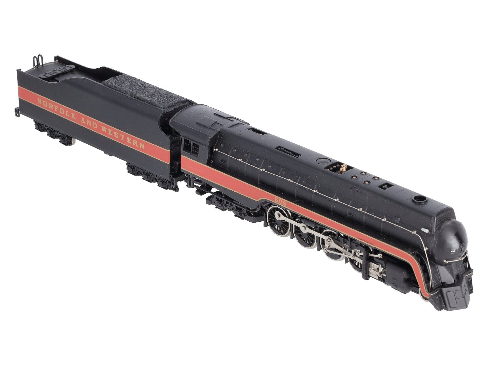 Bachmann 11315 HO Norfolk & Western Class J 4-8-4 Steam Locomotive & Tender #608 EX/Box
