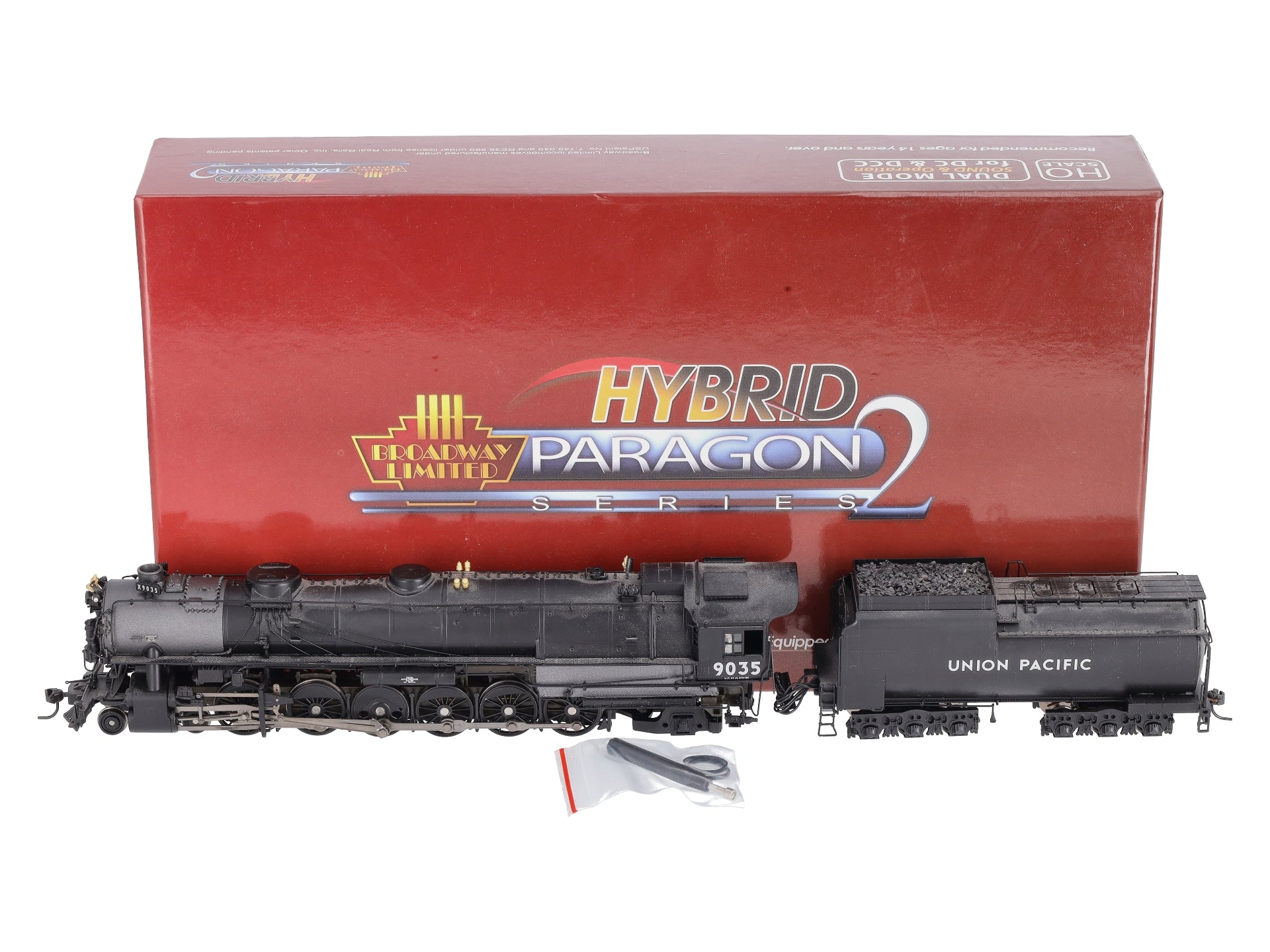 Broadway Limited 2062 HO UP-4 4-12-2 Steam Loco & Tender #9035 w/ DCC/Sound
