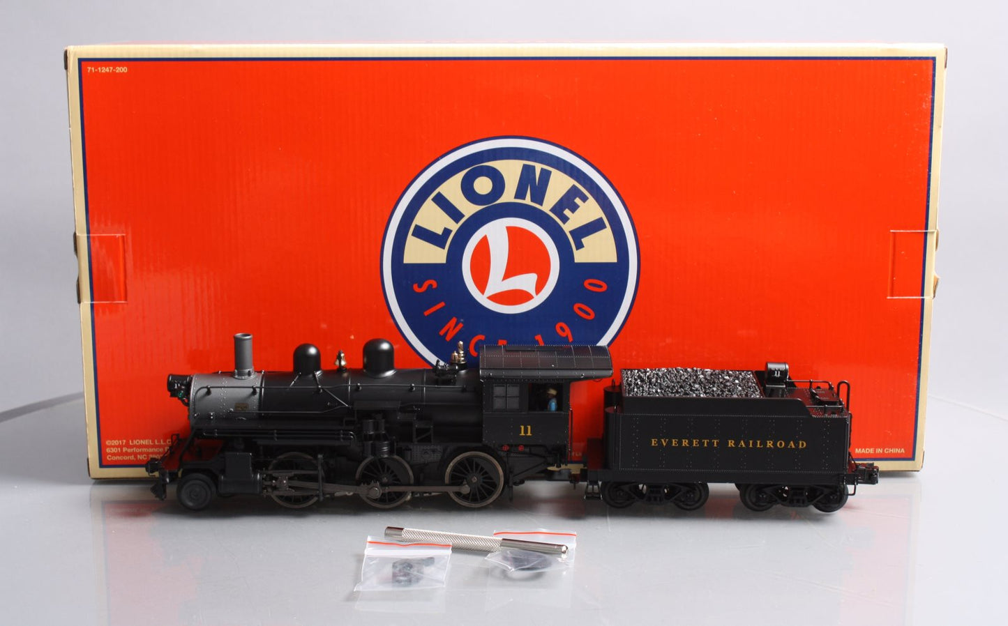 Lionel 6-84072 O BTO Everett 2-6-0 Mogul #11 Steam Loco