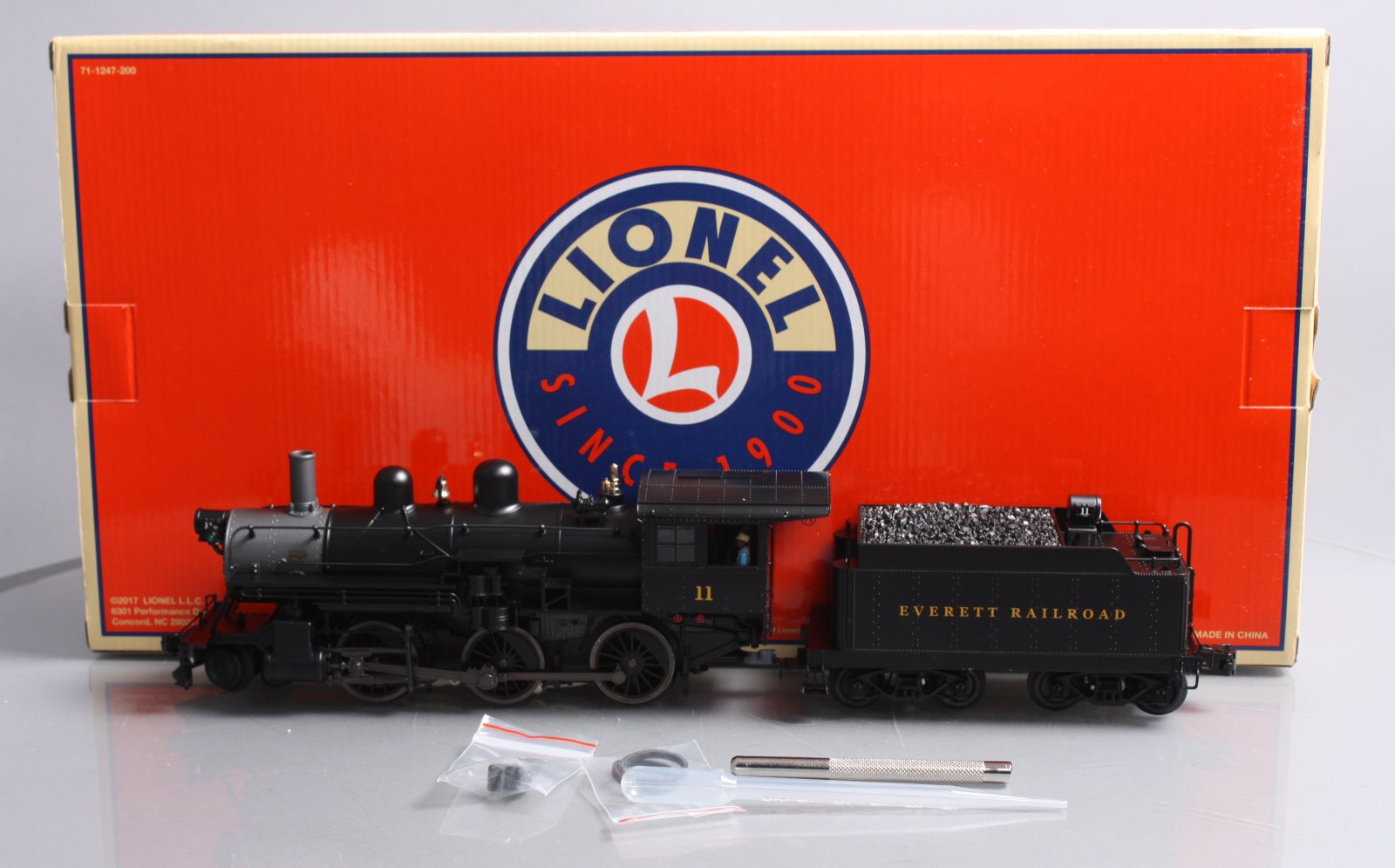 Lionel 6-84072 O BTO Everett 2-6-0 Mogul #11 Steam Loco