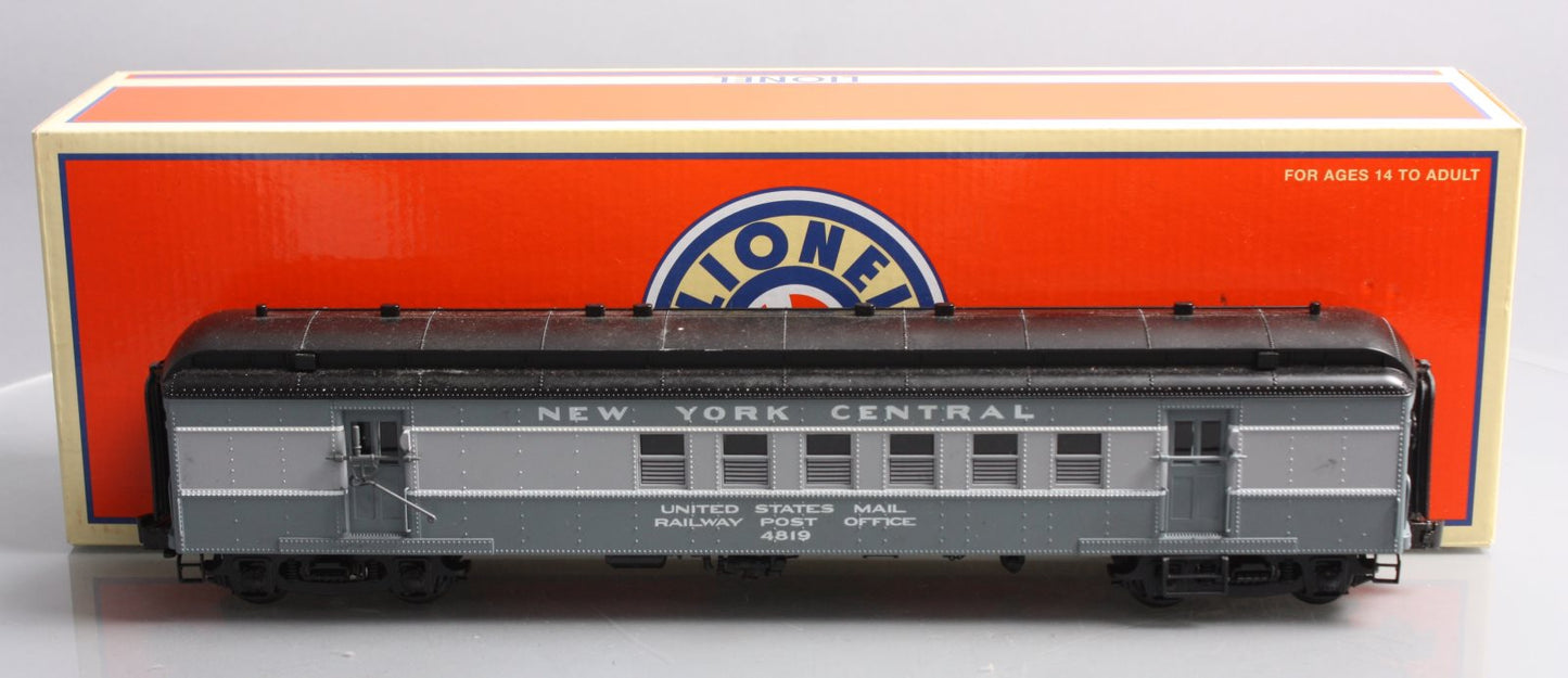 Lionel 6-85343 O New York Central Heavyweight RPO Passenger Car #4819