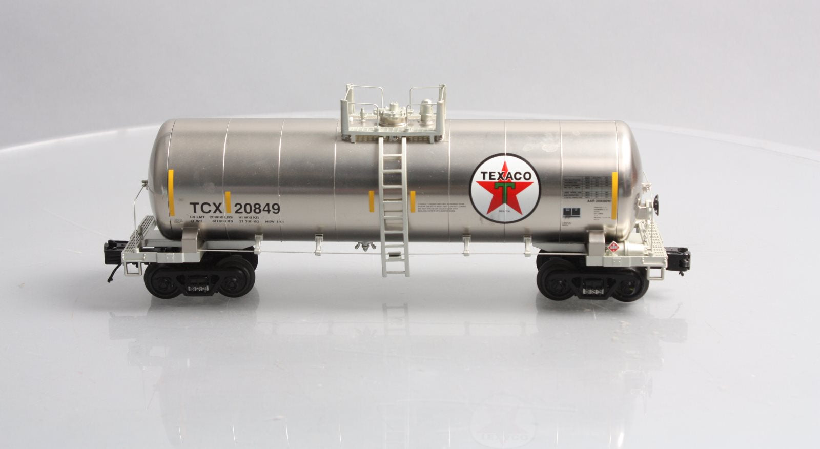 MTH 20-96289 O Gauge Texaco Tank Car #20849