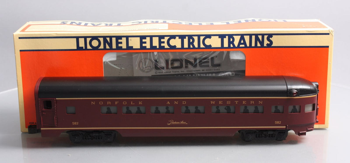 Lionel 6-19144 O Gauge Norfolk & Western Observation Car #582 NIB