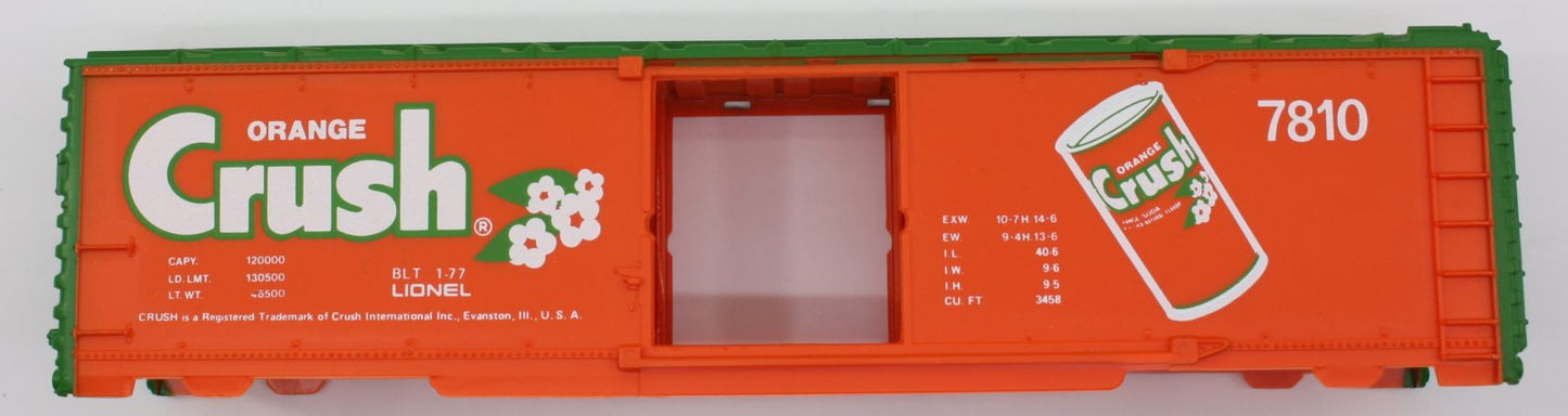 Lionel 7810-1 Orange Crush Boxcar Shell