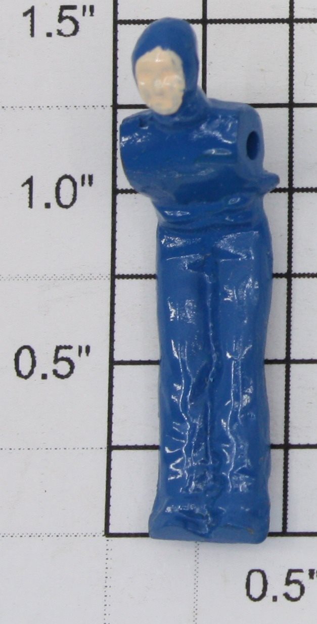Lionel 352-7 Dark Blue Painted Diecast Ice Man Figure Torso Only-No Paddles/Arms