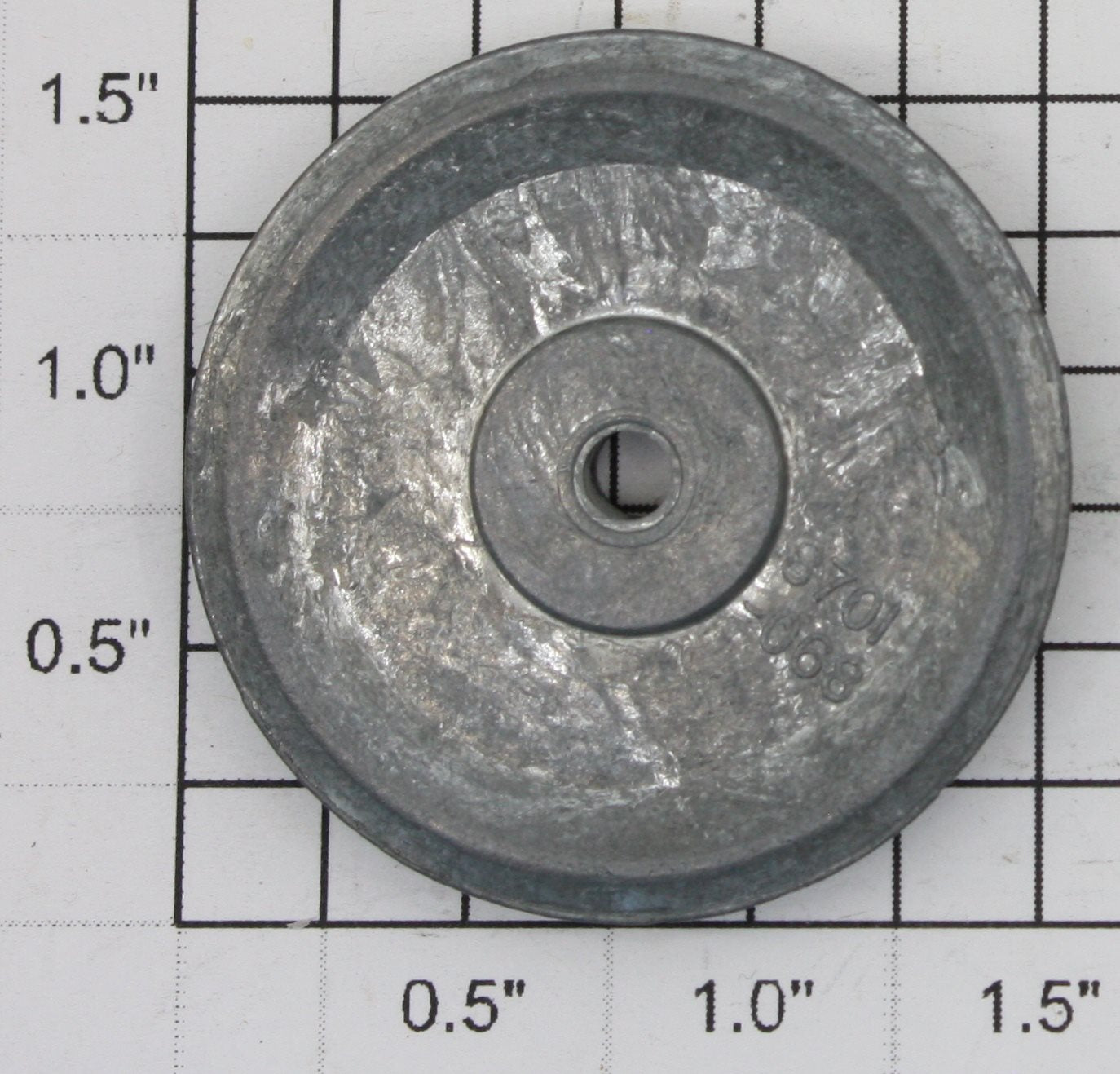Lionel 8701-68 Red The General Plain Wheel with Boss and Plastic Insert