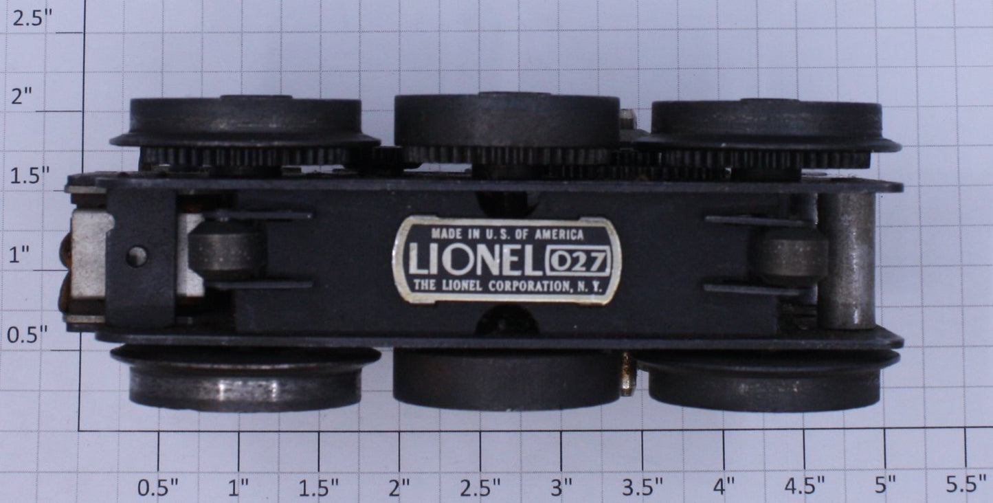 Lionel 2026-100 Later 6-Wheel Version Motor Chassis with E-Unit