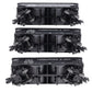 Lionel 6-11873 O Gauge Chesapeake and Ohio Offset 2-Bay Hopper (Set of 3) NIB