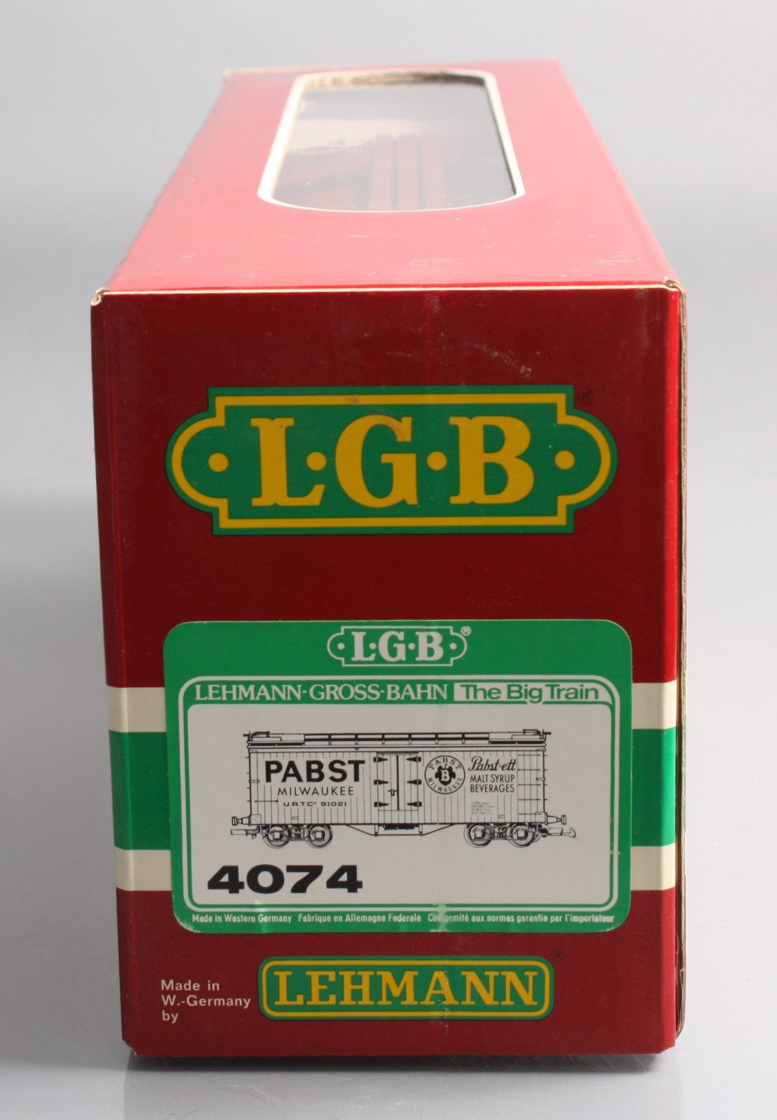 LGB 4074 G Scale Pabst Milwaukee Reefer #91021 LN/Box