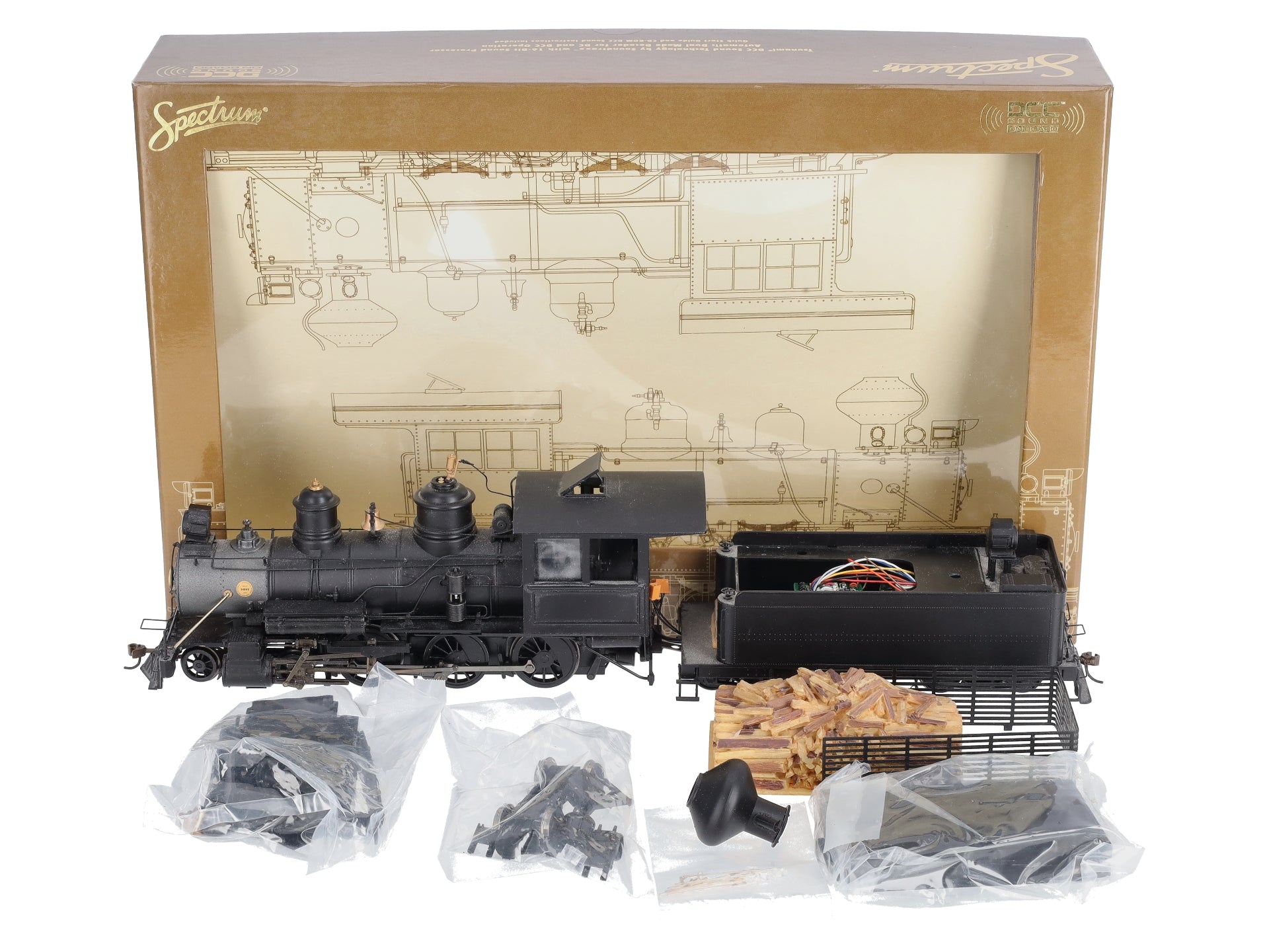 Bachmann 28902 On30 Painted & Unlettered 4-6-0 Wood Cab w/Sound & DCC