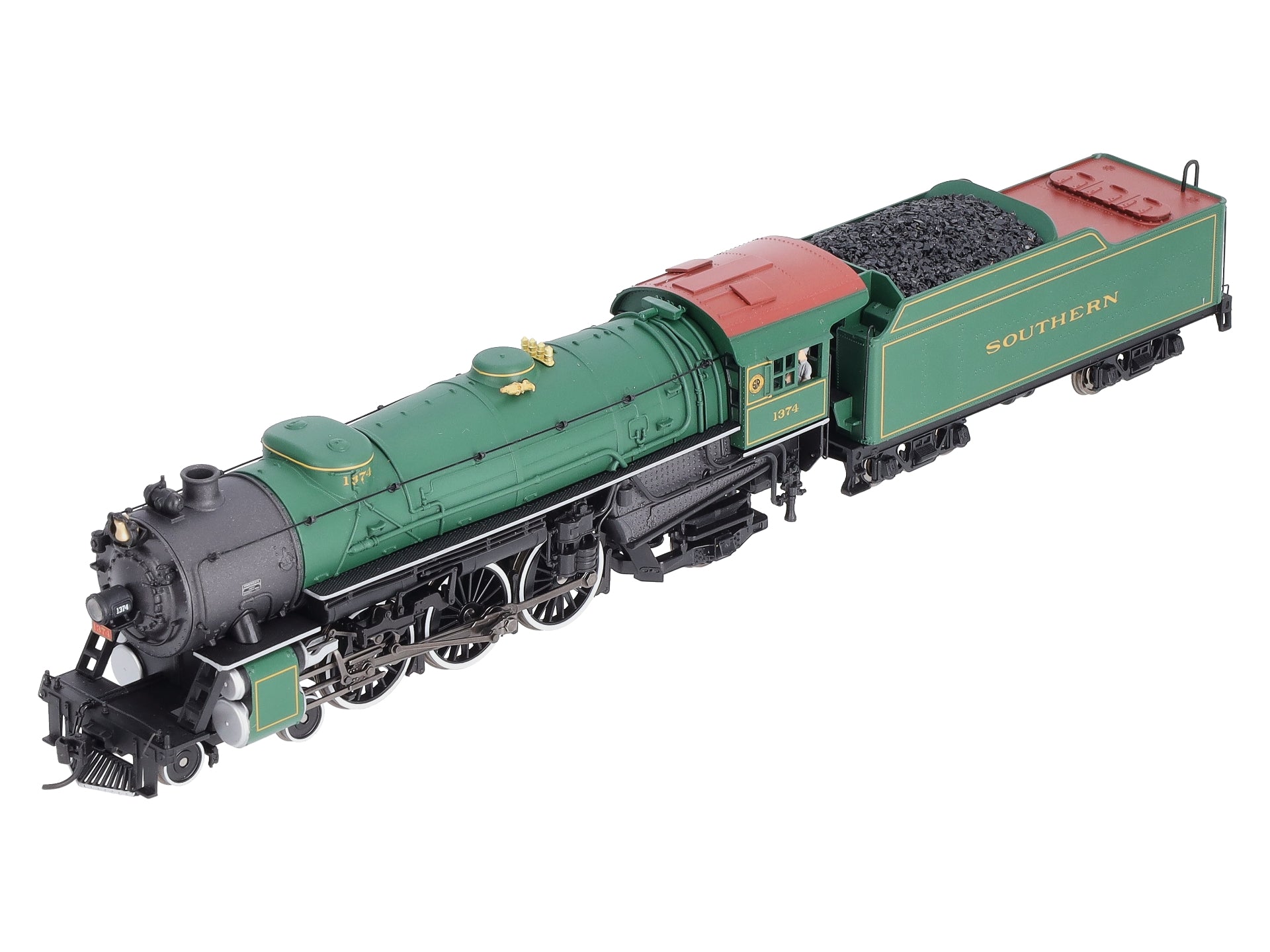 Broadway Limited 5908 HO Southern Heavy Pacific 4-6-2 Steam Locomotive #1374