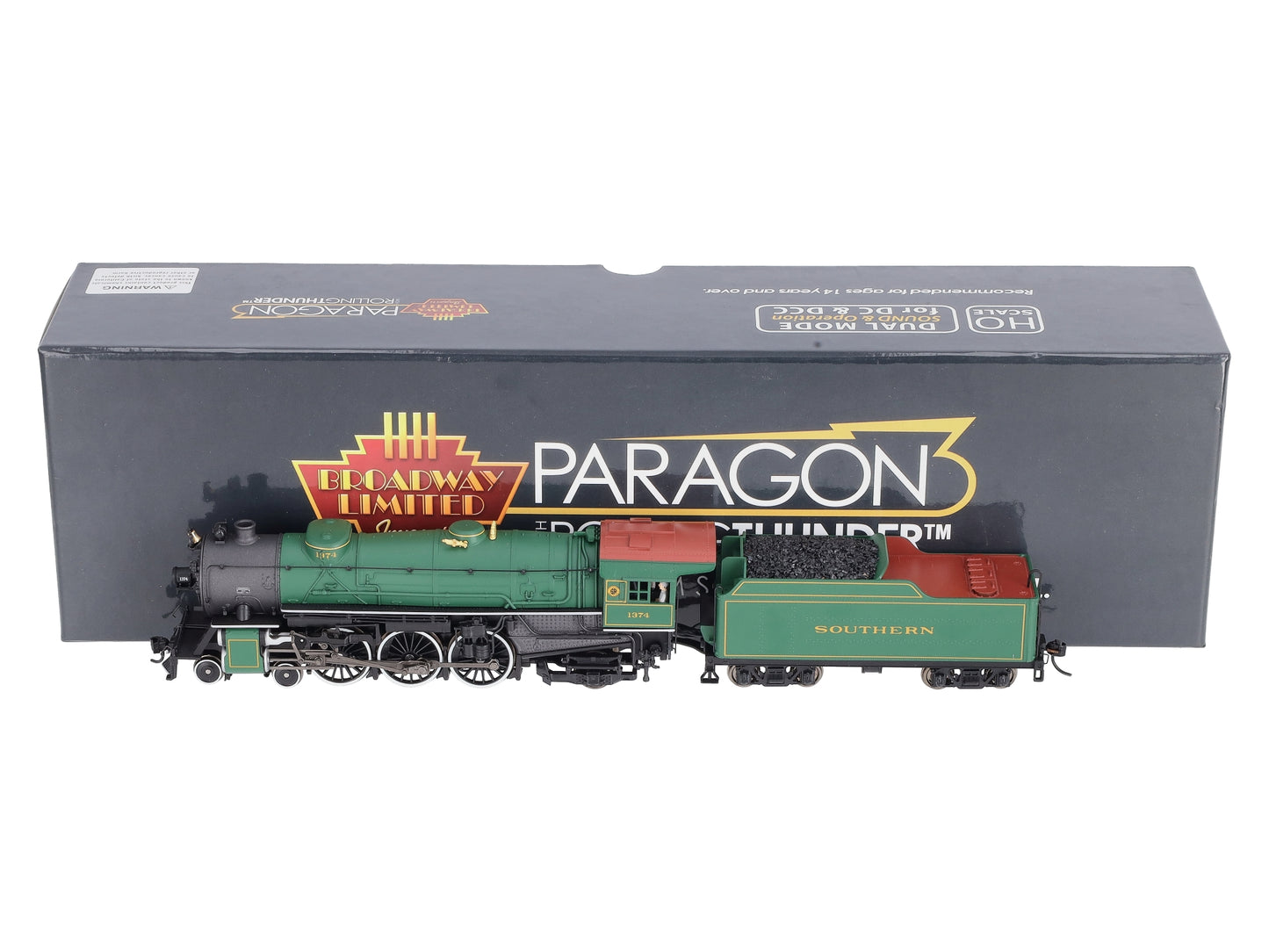 Broadway Limited 5908 HO Southern Heavy Pacific 4-6-2 Steam Locomotive #1374