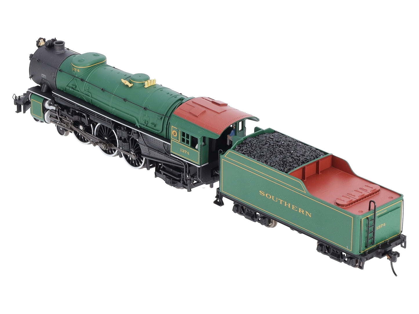 Broadway Limited 5908 HO Southern Heavy Pacific 4-6-2 Steam Locomotive #1374